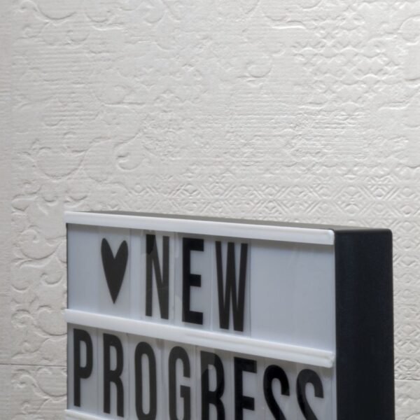 Progress Textile White 30x90