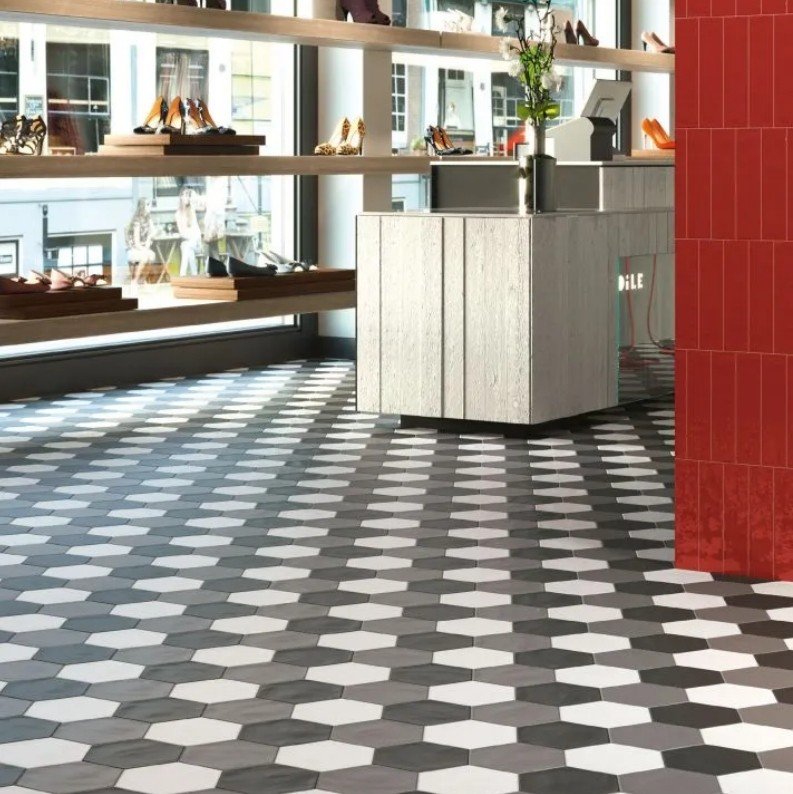 Hex Geometry Gloss 15x17.3 Hex Geometry Gloss 15x17.3