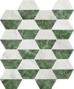 Marmi Hex Decor Bianco Verde